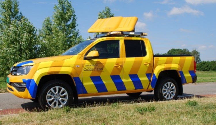 Nieuw voertuig van Gelderse bedrijven voor wegbeheer Provincie Gelderland